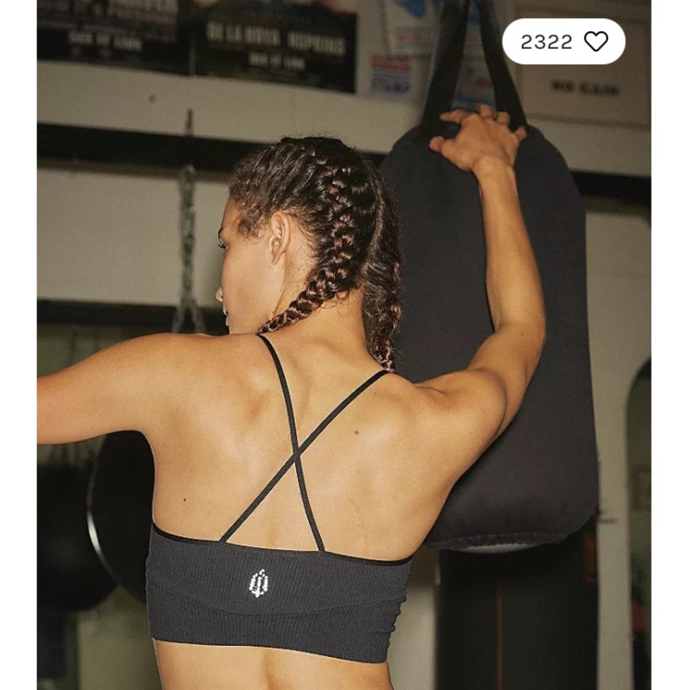 Free People Movement “Free Throw” Strappy Cutout Bra